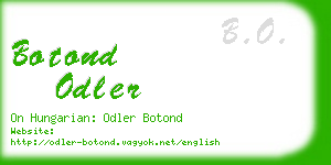 botond odler business card